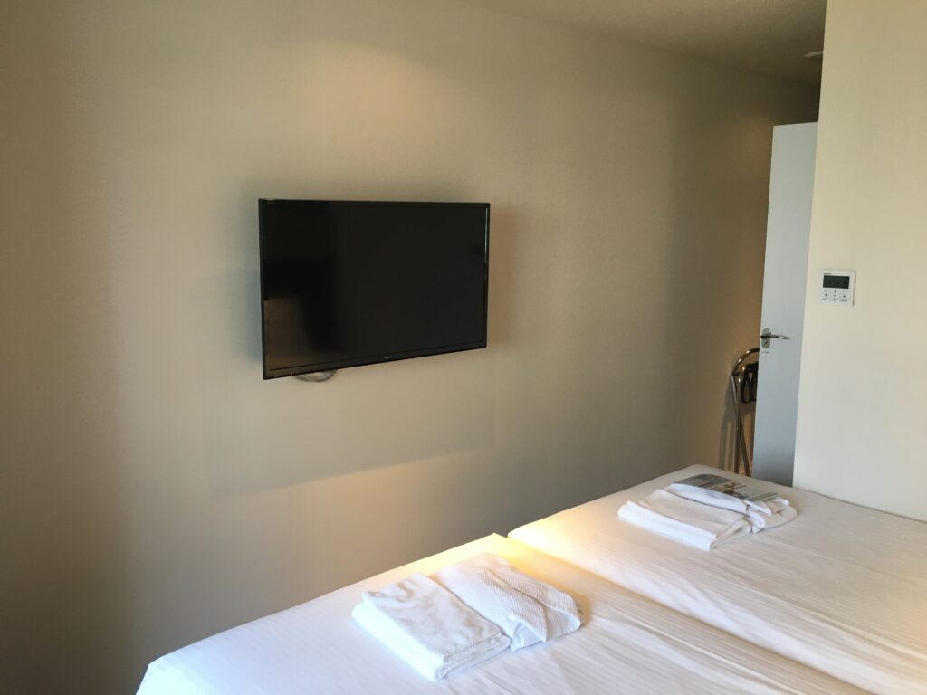 ホテルアクアチッタナハの客室テレビ