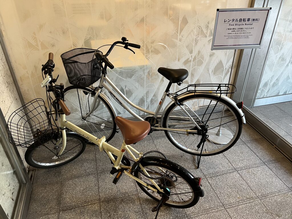 コンフォートイン那覇泊港のレンタルサイクル