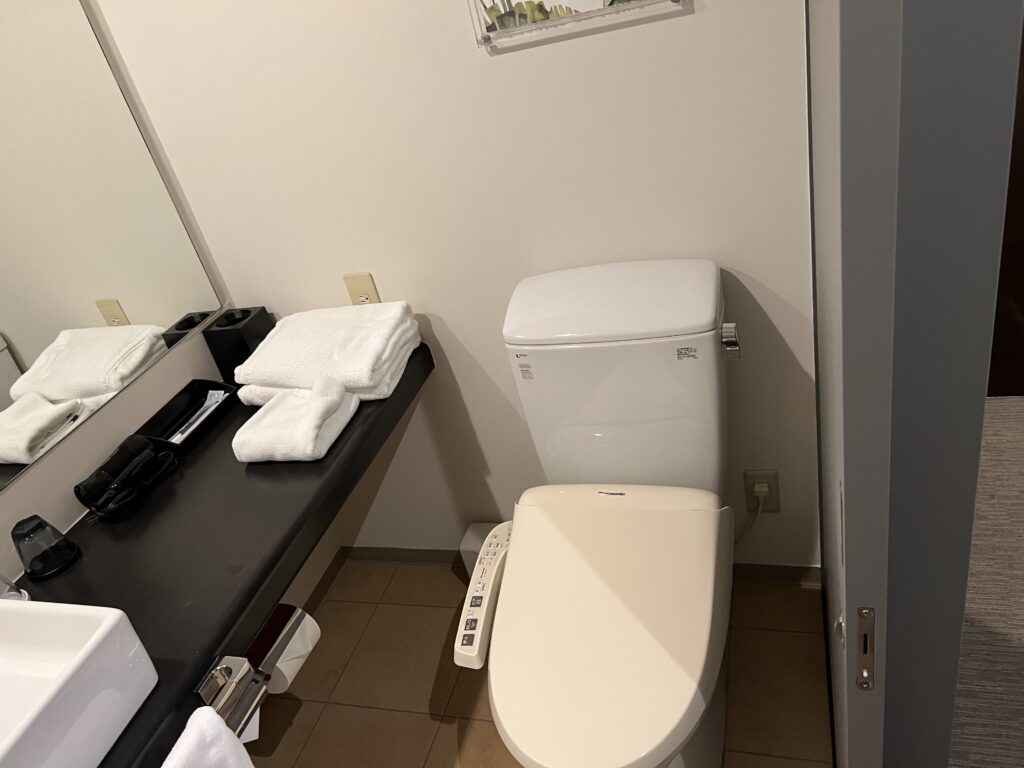コンフォートイン那覇泊港の客室にあるトイレ