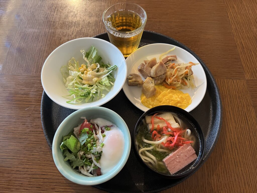 たびのホテルlit宮古島の朝食ビュッフェで選んだ料理