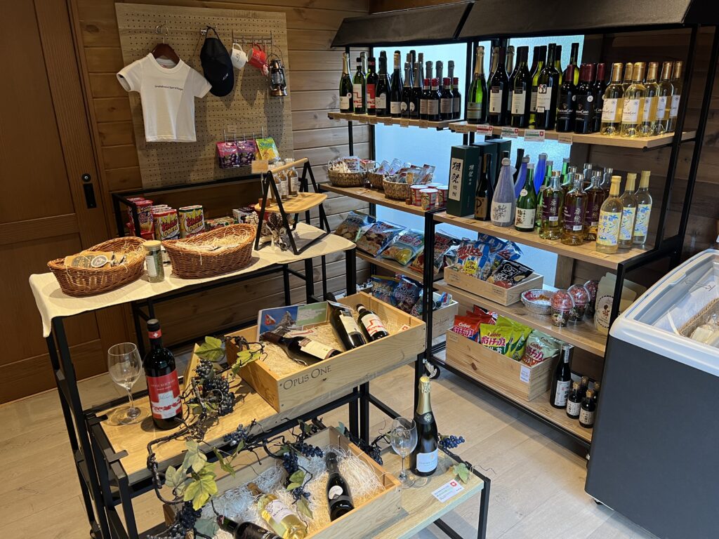 宿泊者専用のグランヴォーショップ