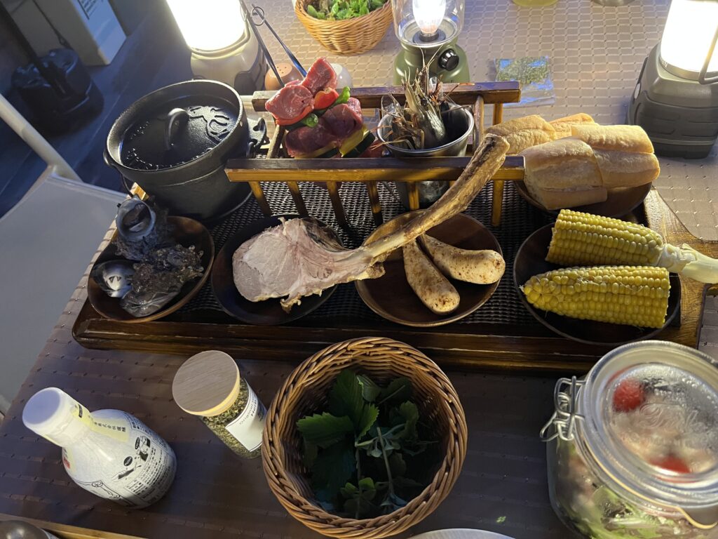BBQの食材